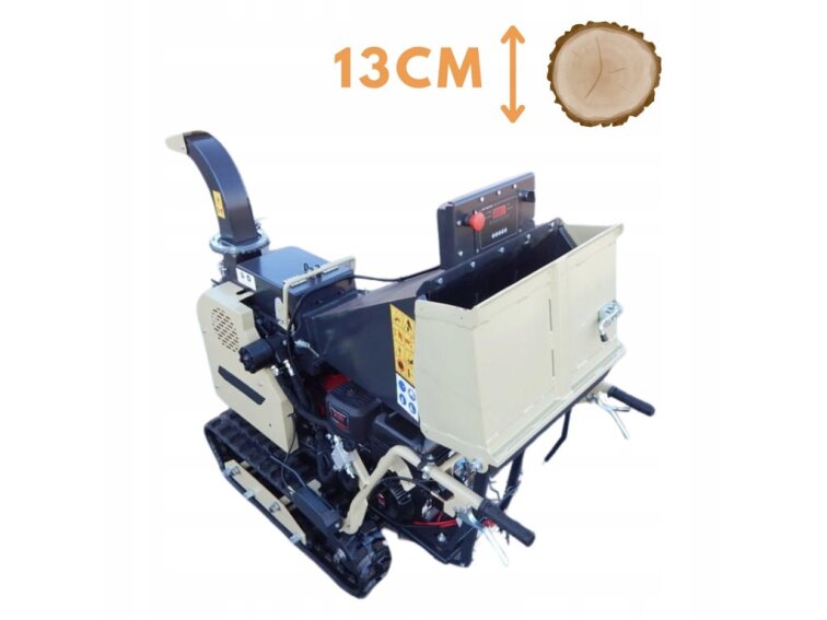 Motorový štěpkovač s benzínovým motorem Briggs & Stratton