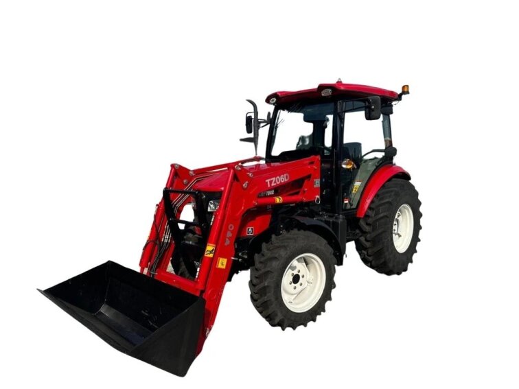 Traktor YTO NMF704c s čelním nakladačem a kabinou