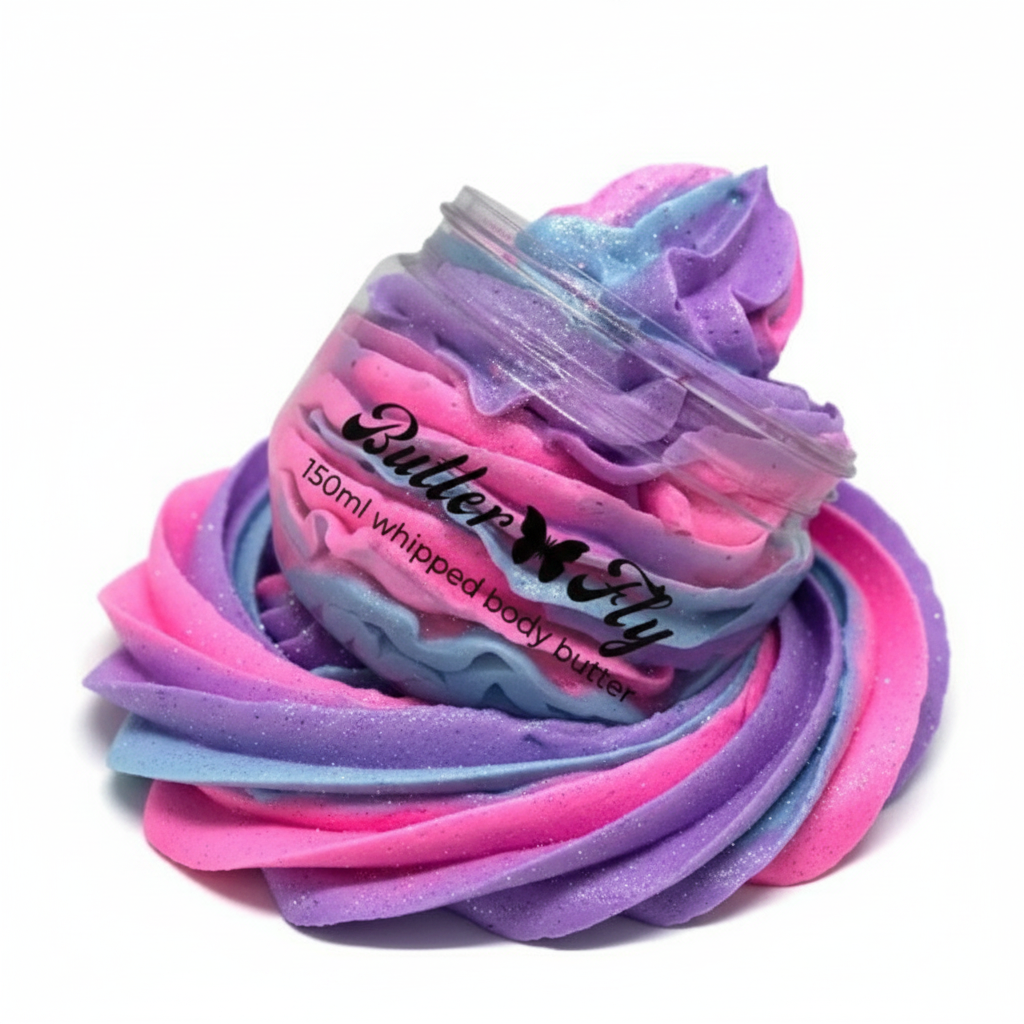 STARDUST - šľahané telové maslo s trblietkami 150ml