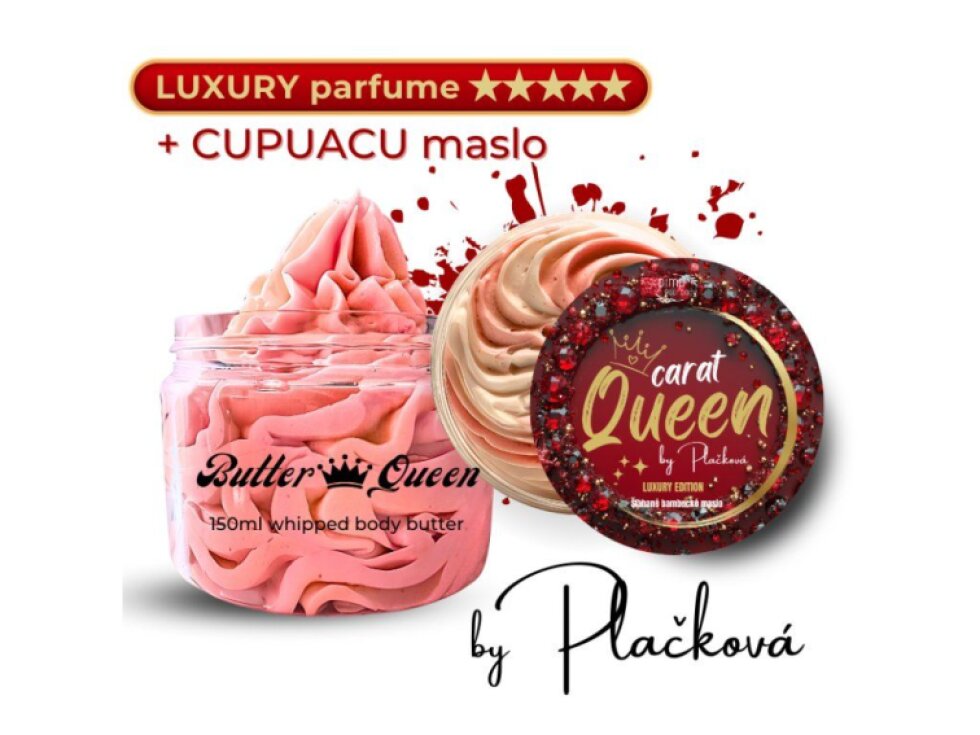 Queen Carat - Luxusné šľahané telové maslo 150 ml