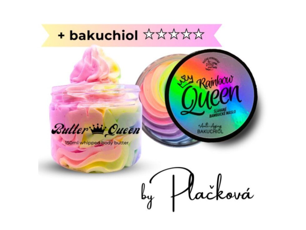 Rainbow QUEEN - luxusné šľahané telové maslo 150ml