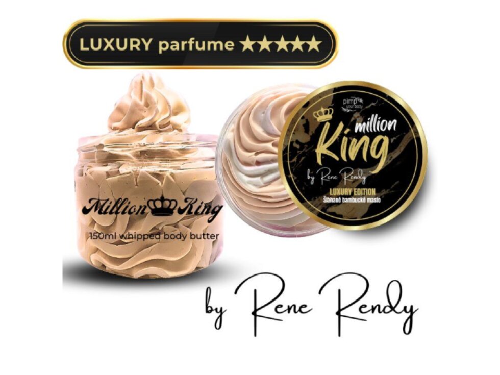Million KING - Luxusné pánske šľahané telové maslo 150ml