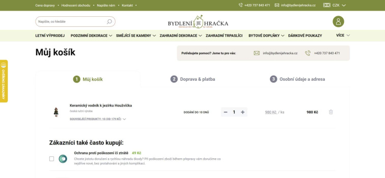 Kam vložit slevový kupón?