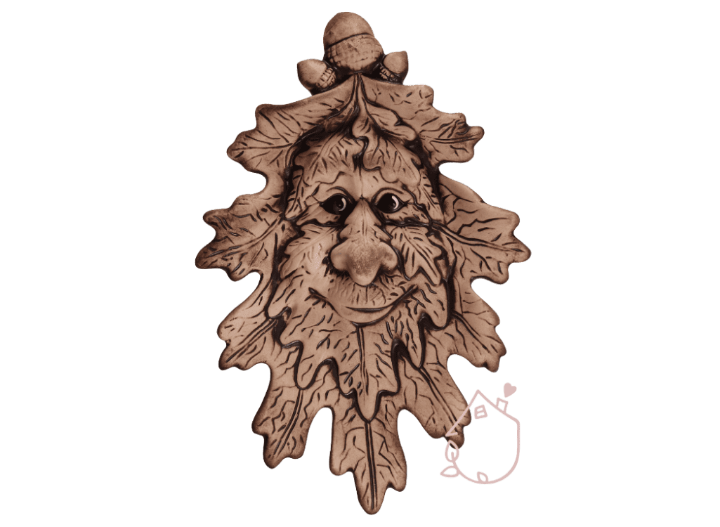 Dubový list s obličejem Ren