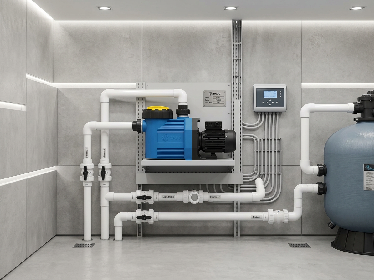 Badu PRIME 40 – bazénové čerpadlo 40 m³/h, 230/400 V, 2,55 kW