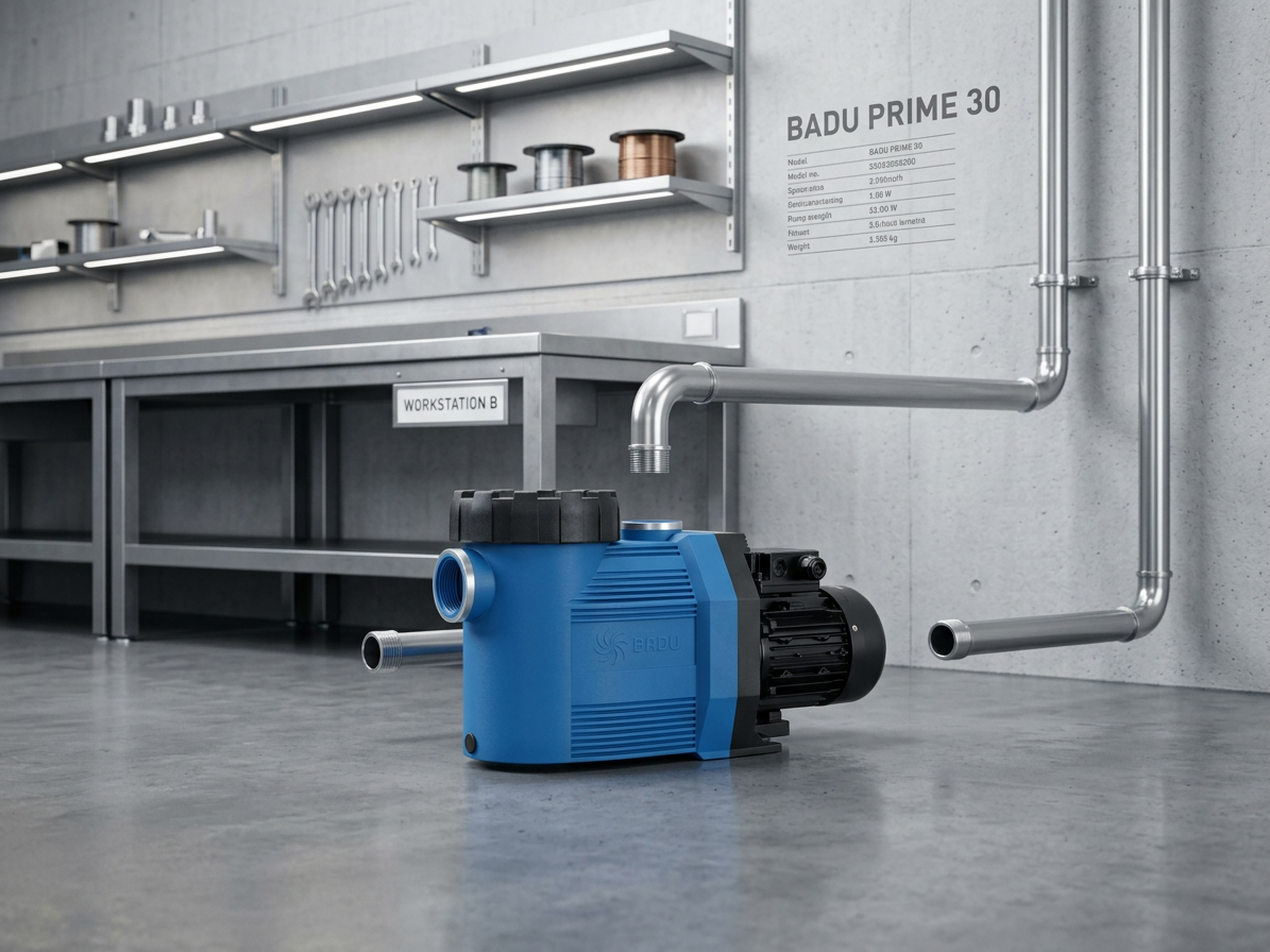 Badu PRIME 30 – bazénové čerpadlo 30 m³/h, 230/400 V, 1,77 kW