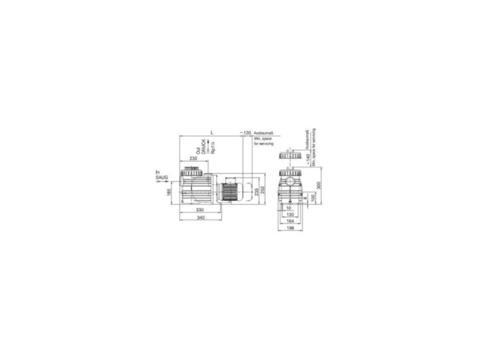 Speck Badu TOP II/14 – bazénové čerpadlo 14 m³/h, 230 V