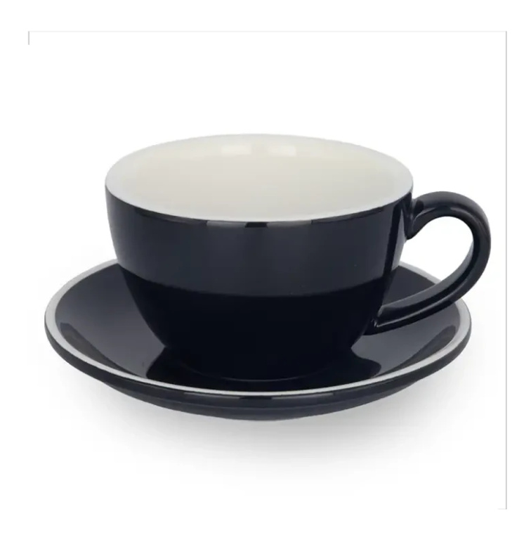 Epic black 230ml šálka a podšálka