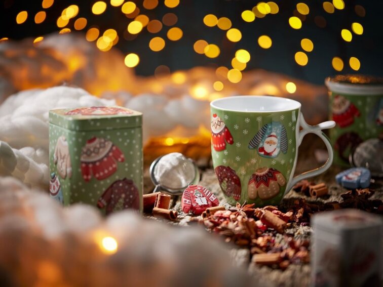 Tea Ball COZY SWEATER 2 ks