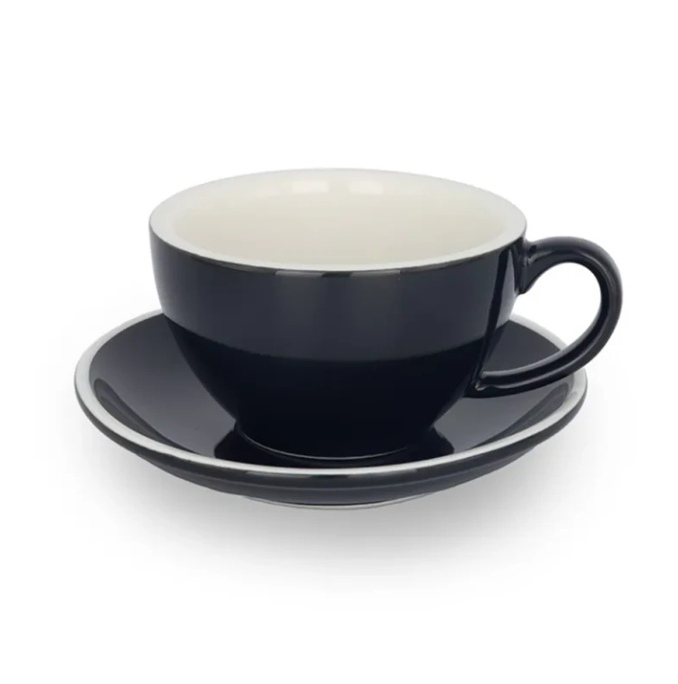 Epic black 180ml šálka a podšálka