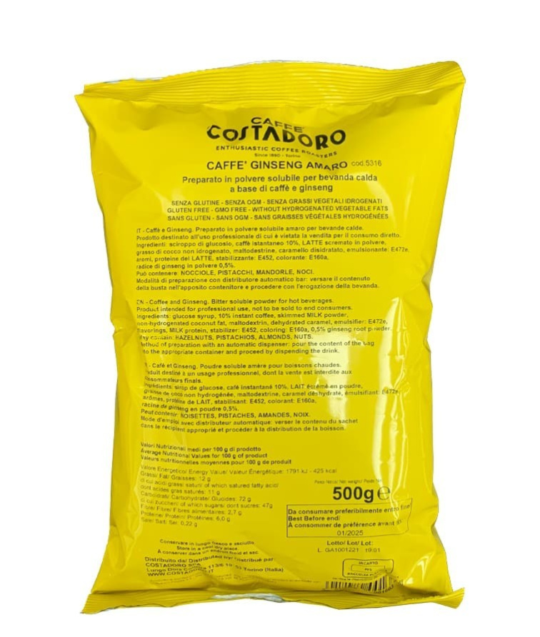 Costadoro GINSENG COFFEE AMARO 500g