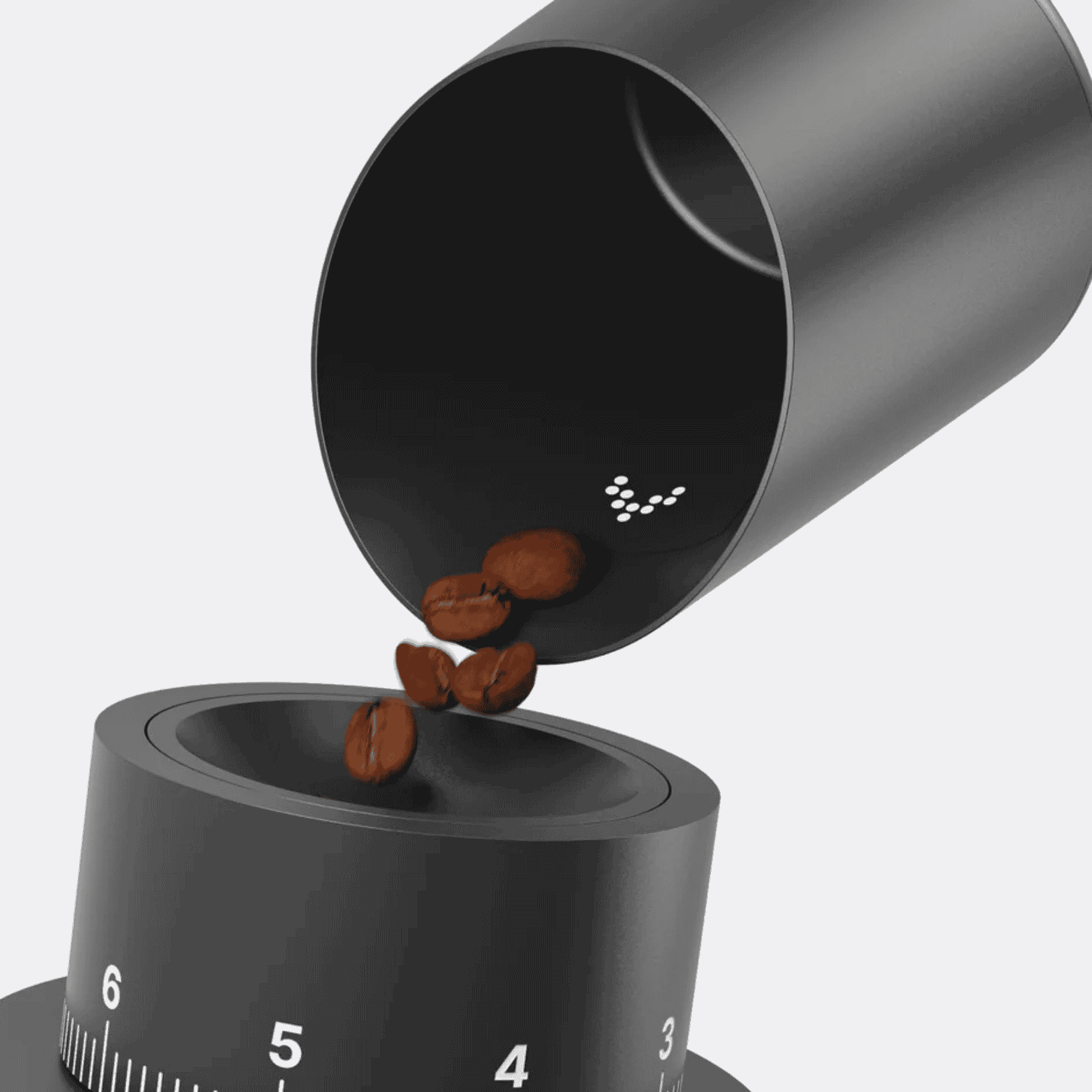 Subminimal Subcale digital dosing cup