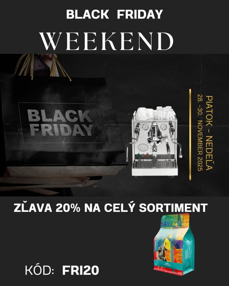 🖤 Black Friday Weekend | 20% Zľava na celý sortiment