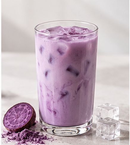 Iced Ube Latte – recept CoffeeArt