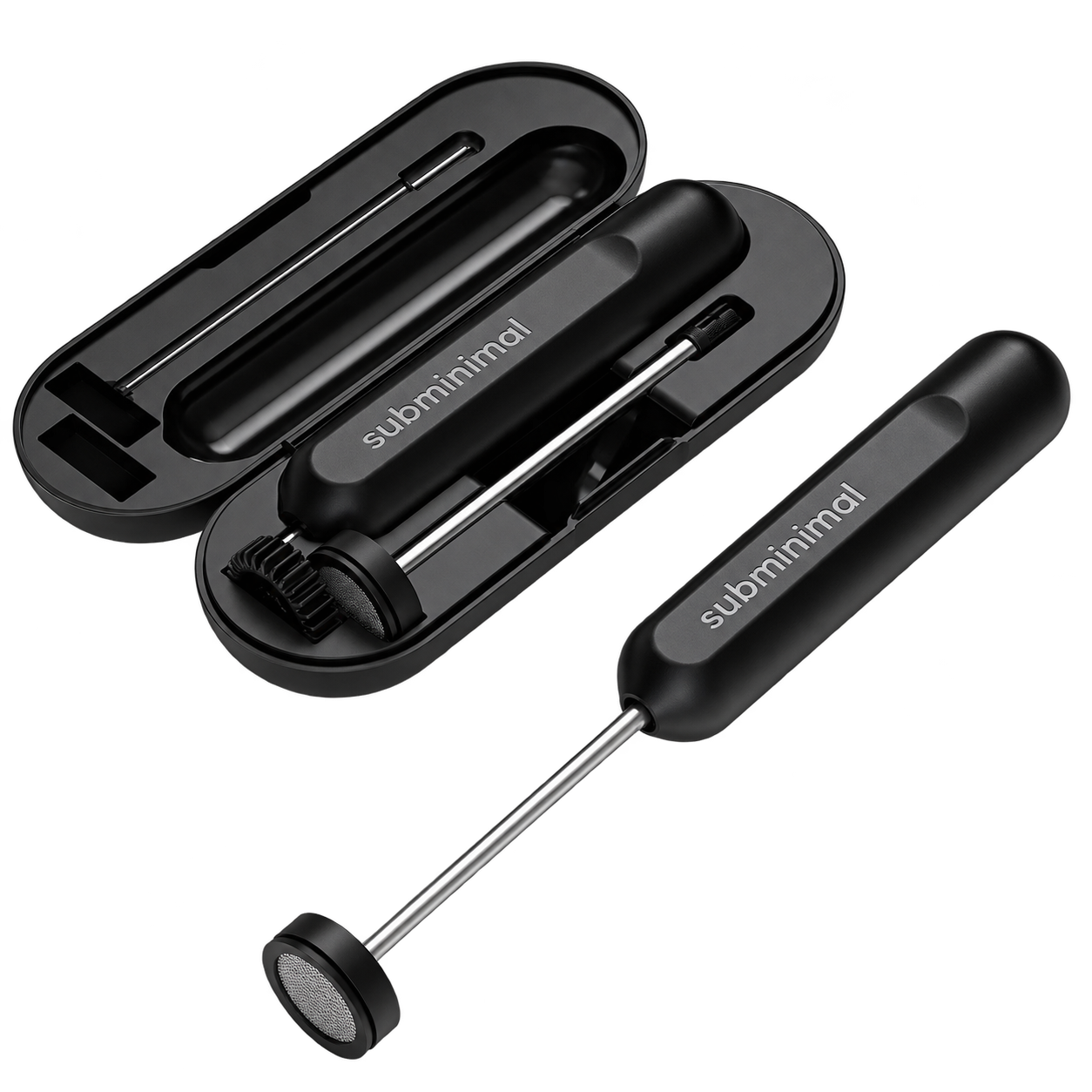 Subminimal NanoFoamer GO Black s cestovným puzdrom