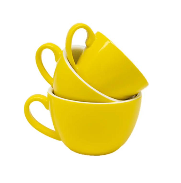 Epic yellow 150ml šálka a podšálka