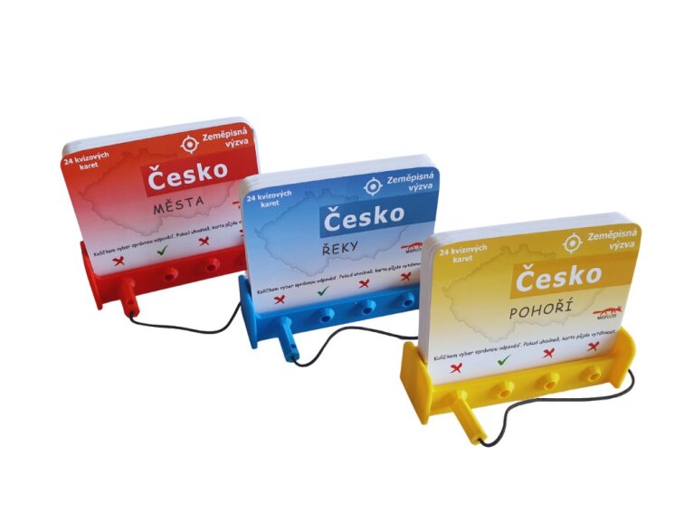 Velká mapa Česka + Zeměpisná výzva – Česko (výhodná sada se slevou 25 %)