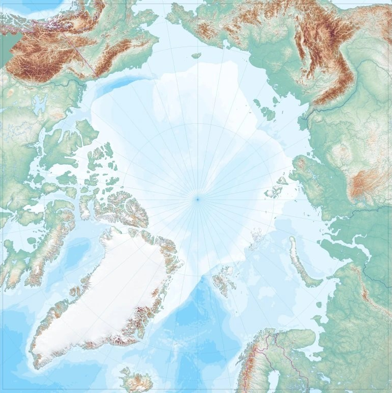 Velká mapa Antarktidy