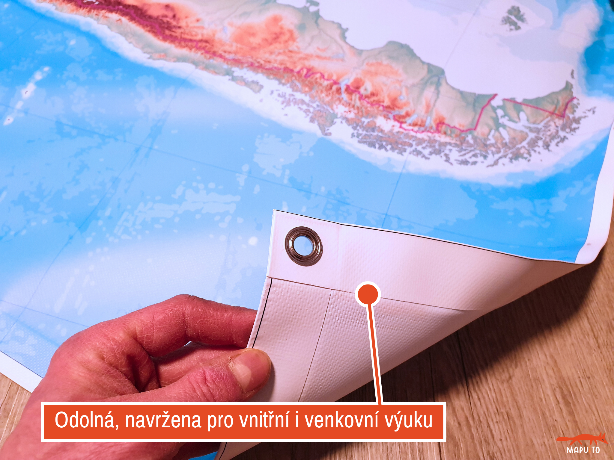 Velká mapa Jižní Ameriky