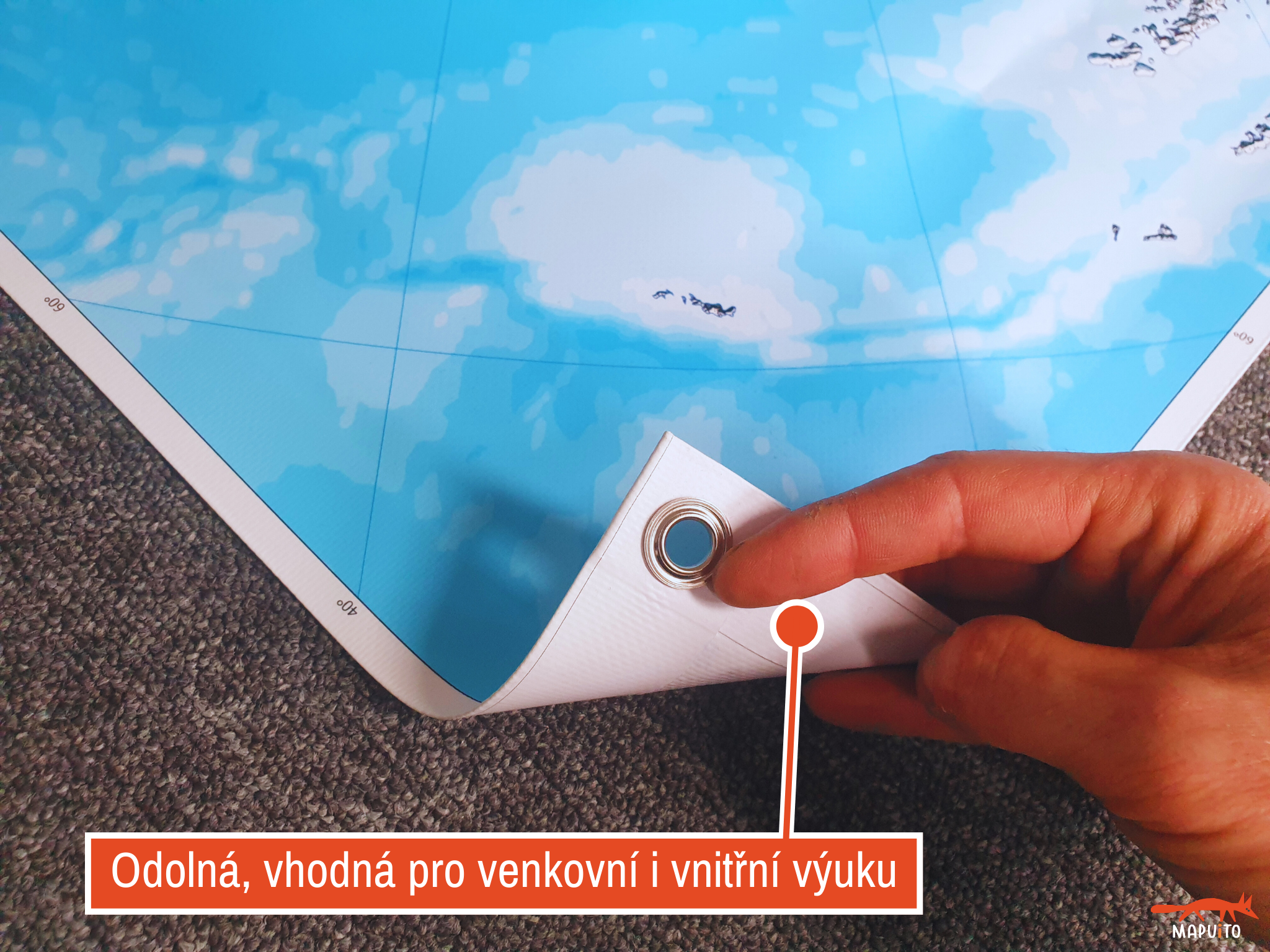 Velká mapa Antarktidy