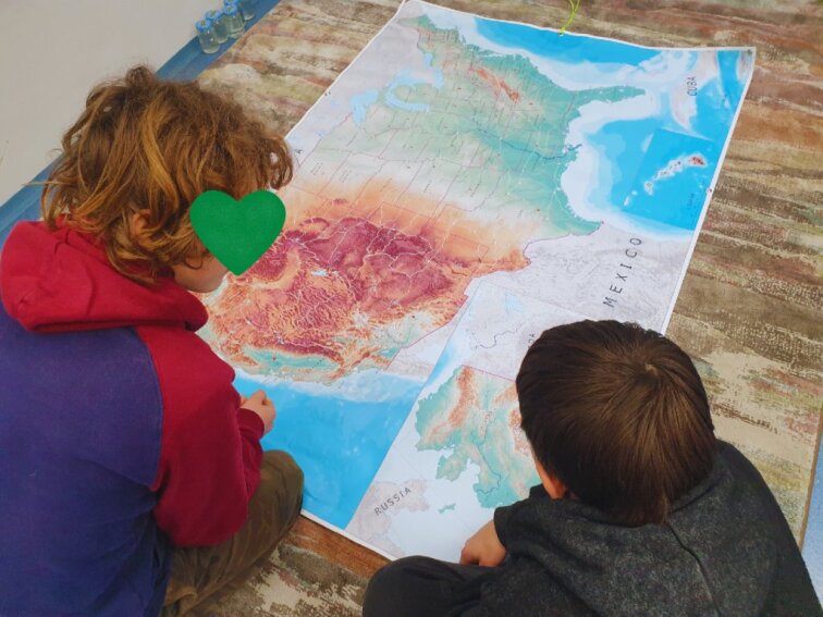 Velká výuková mapa USA