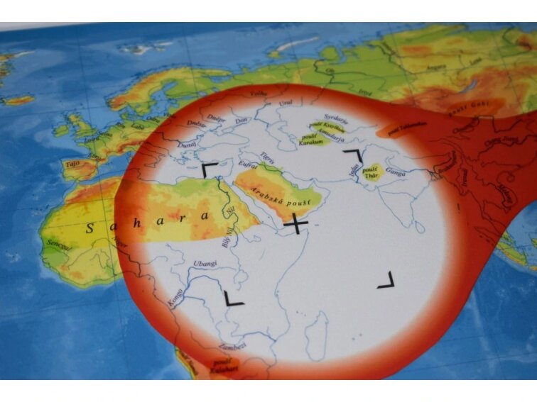 Průhledný atlas světa