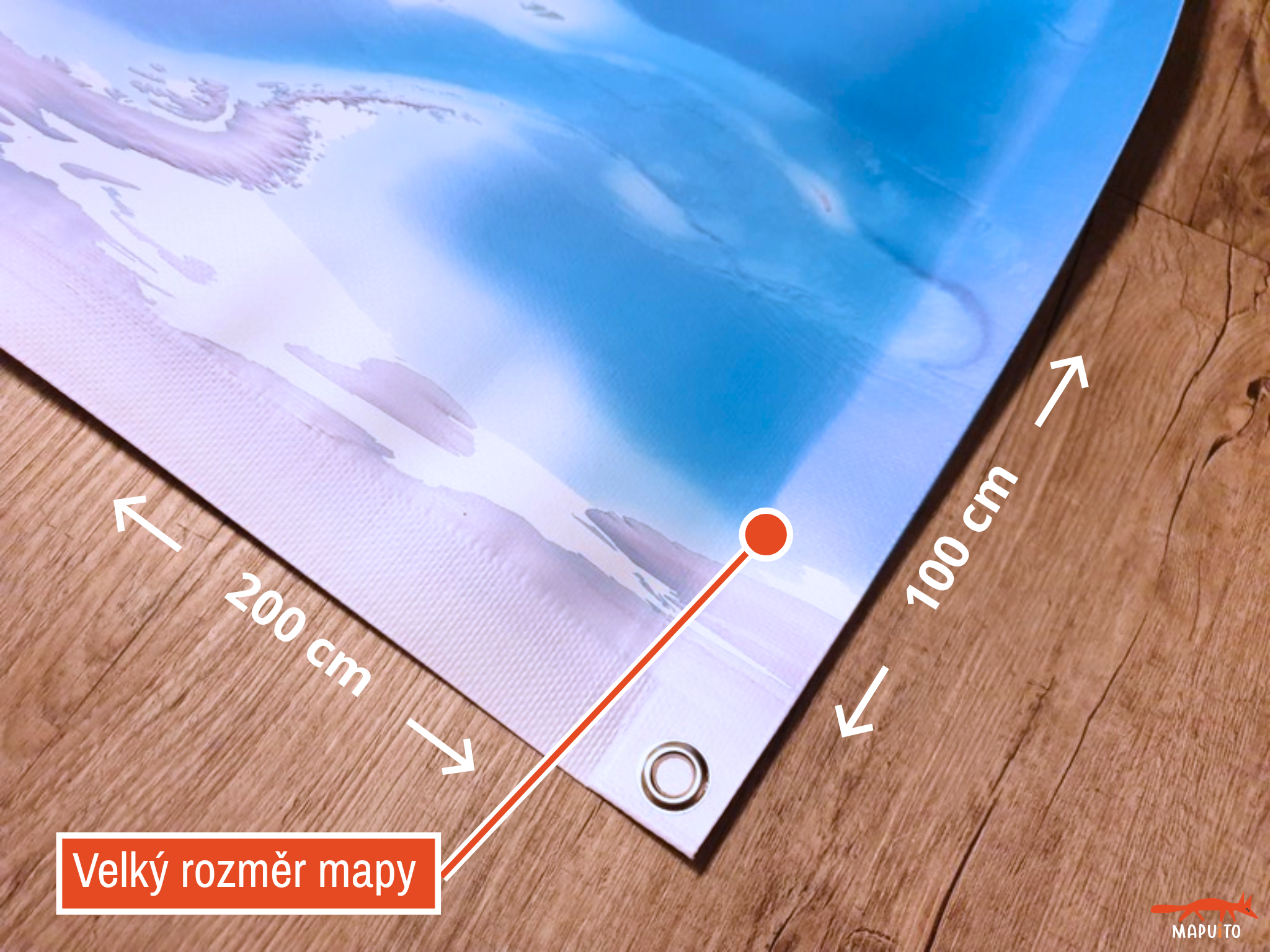 Montessori mapa světa