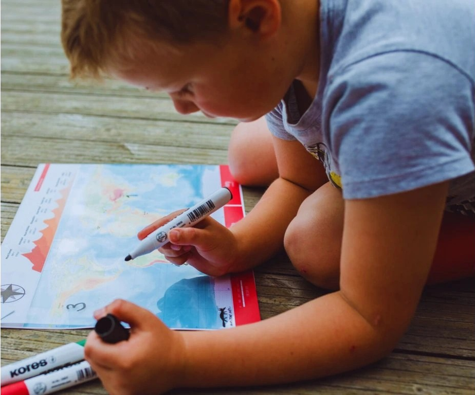 Zeměpisná adventní sada čtyř pomůcek