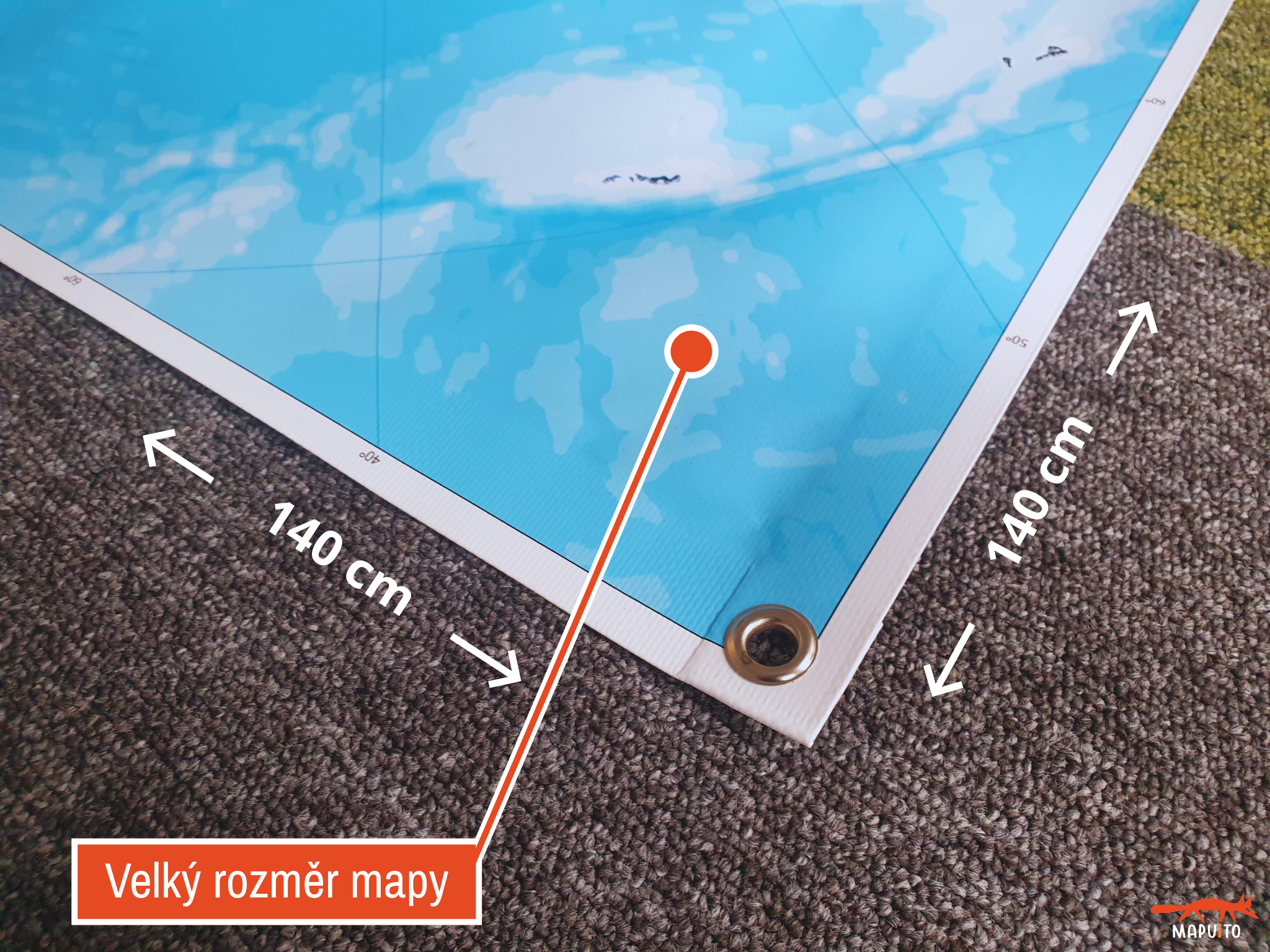 Velká mapa Antarktidy