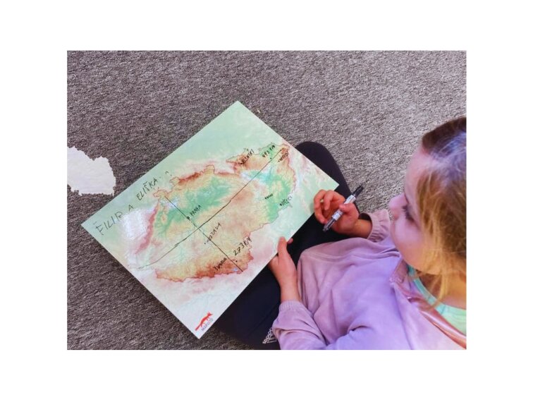 Popisovatelné mapy Česka A3 sada pěti kusů