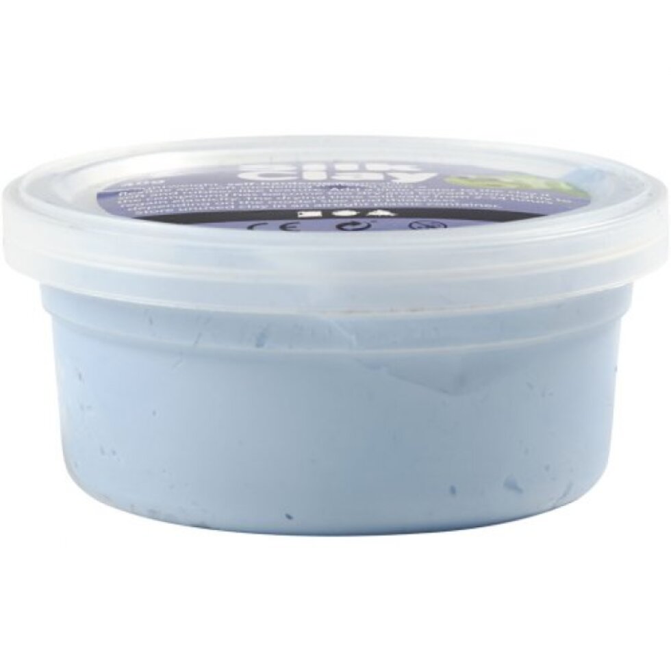 Samotvrdnoucí modelovací lehká hmota Silk Clay 40g NEONOVÁ MODRÁ