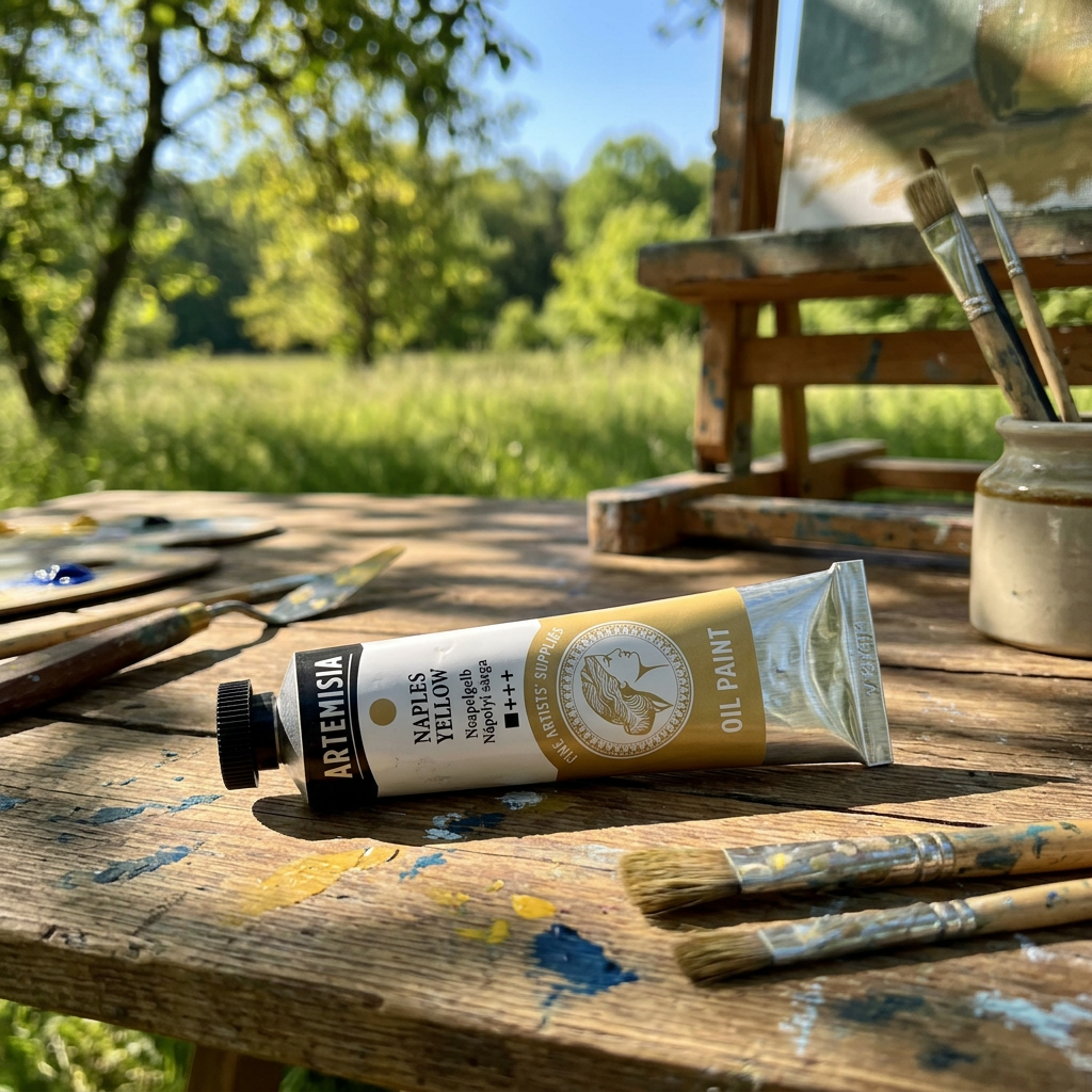 Olejová barva ARTEMISIA 20 ml Naples žlutá