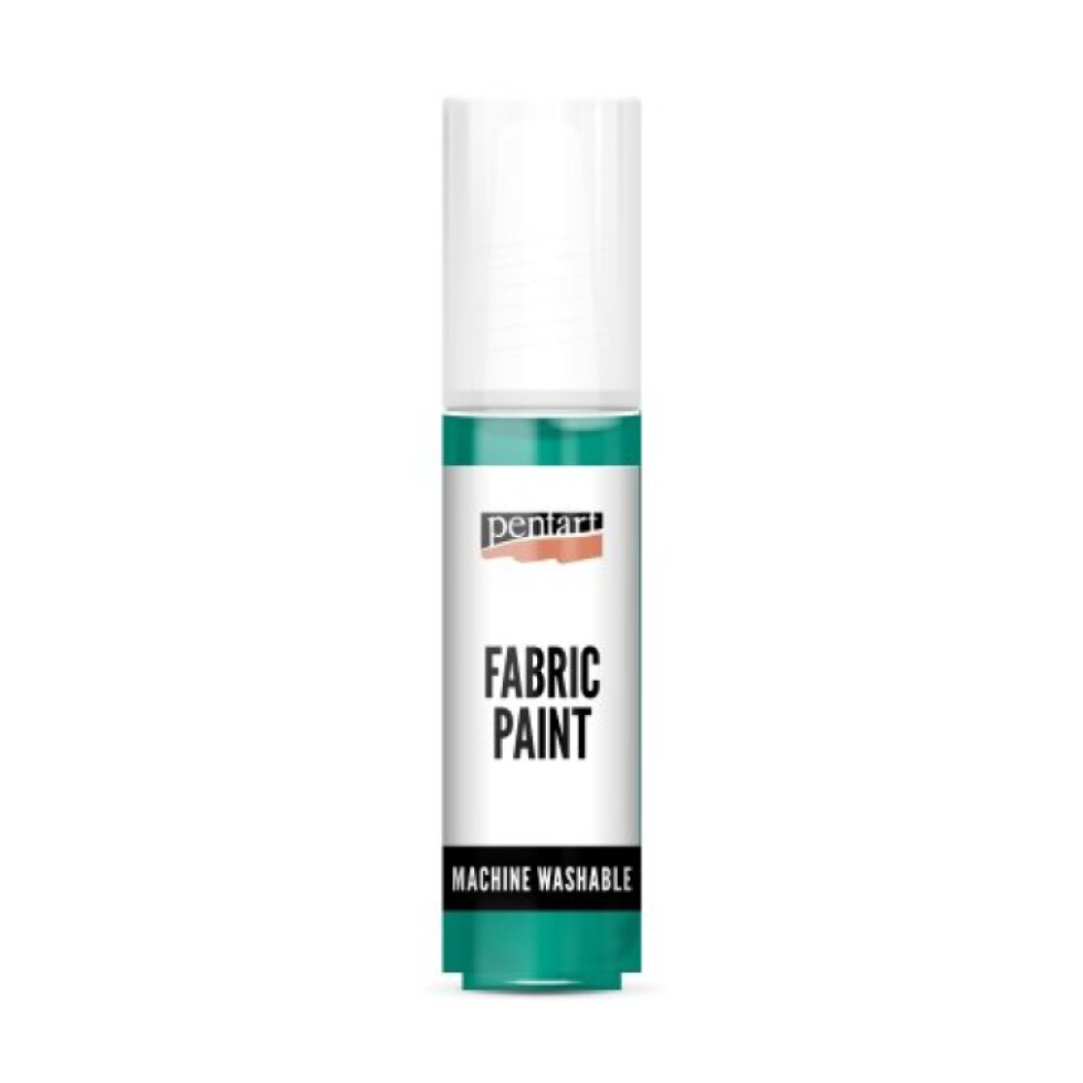 Barva na světlý a tmavý textil PENTART 20 ml TYRKYSOVÁ ZELENÁ