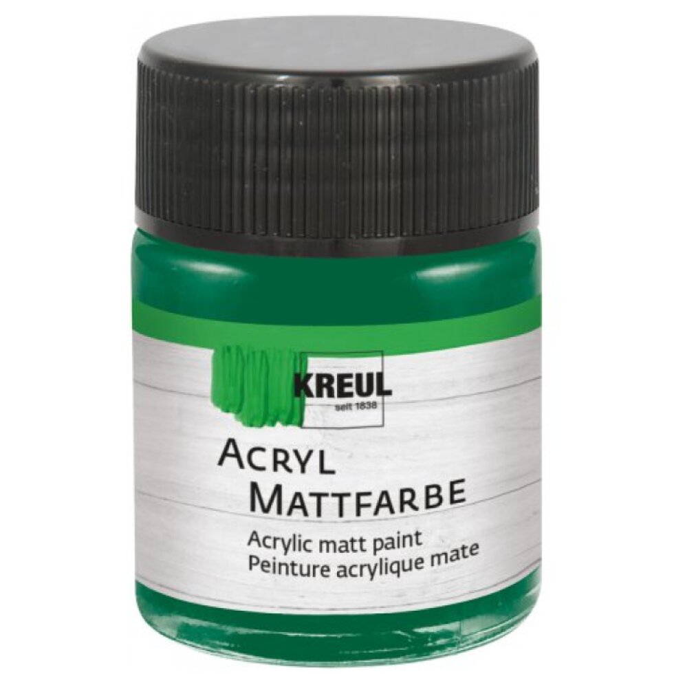 Akrylová barva matná KREUL 50 ml ZELENÁ