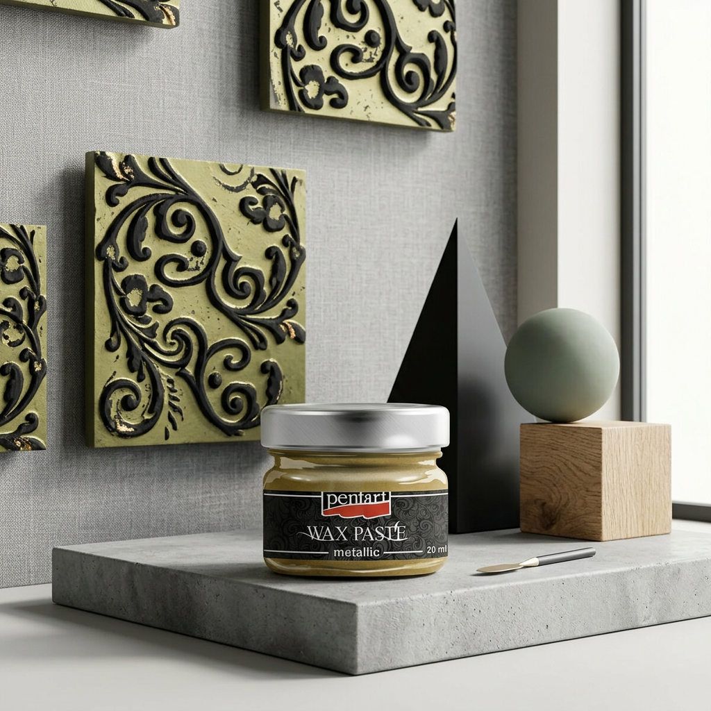 Vosková pasta metalická PENTART 20 ml ZLATÁ