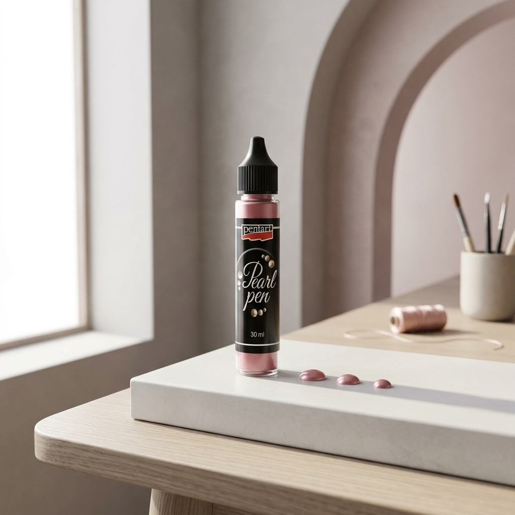 Tekutá perla PENTART 30 ml ČERVENÁ RTĚNKA