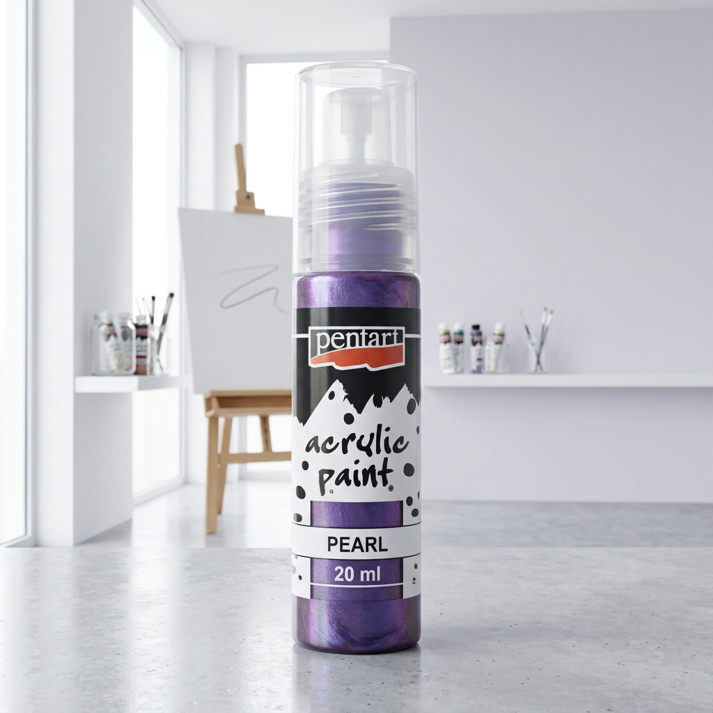 Akrylová barva perleťová PENTART 20 ml FIALOVÁ