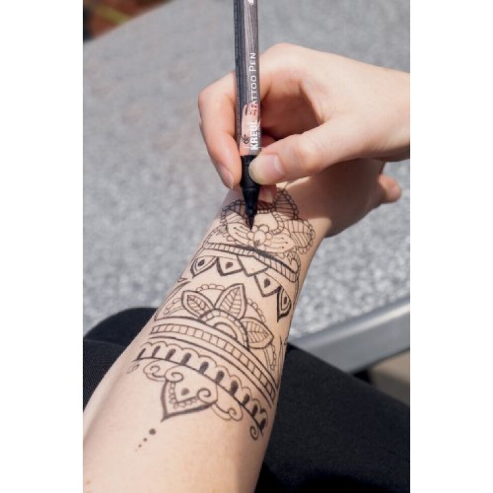 Tetovací fix KREUL Tattoo Pen HENNA (HNĚDÝ)