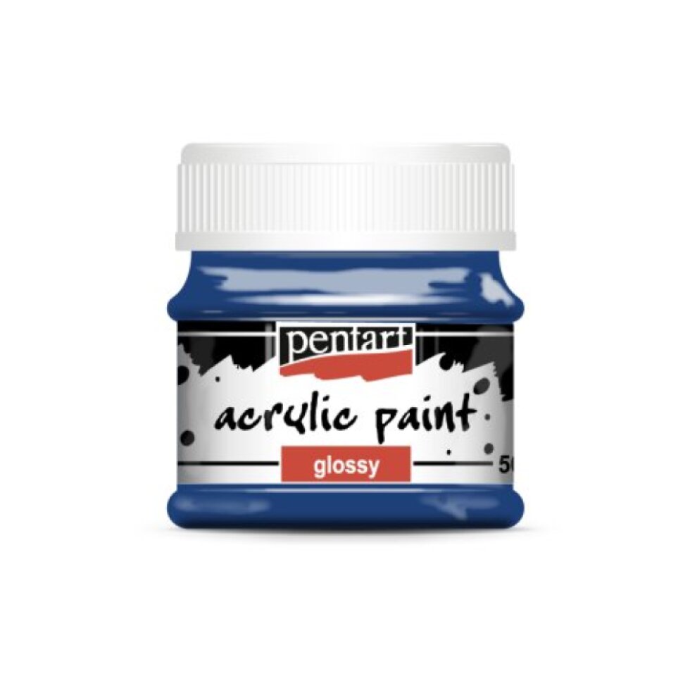 Akrylová barva lesklá PENTART 50 ml TMAVÁ MODRÁ