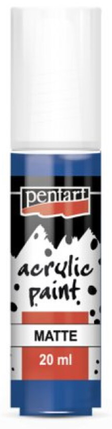Akrylová barva matná PENTART 20 ml MODRÁ