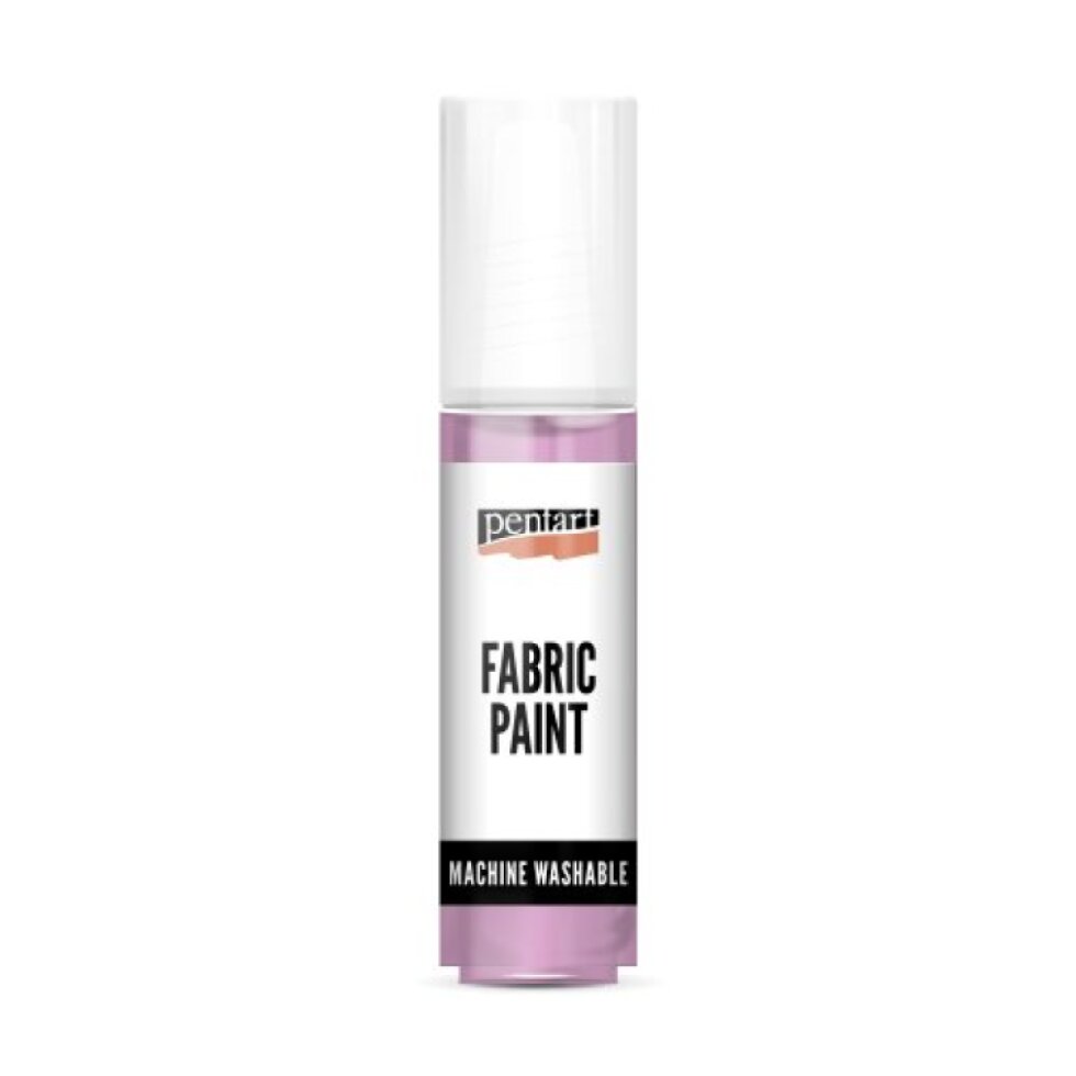 Barva na světlý a tmavý textil PENTART 20 ml RŮŽOVÁ