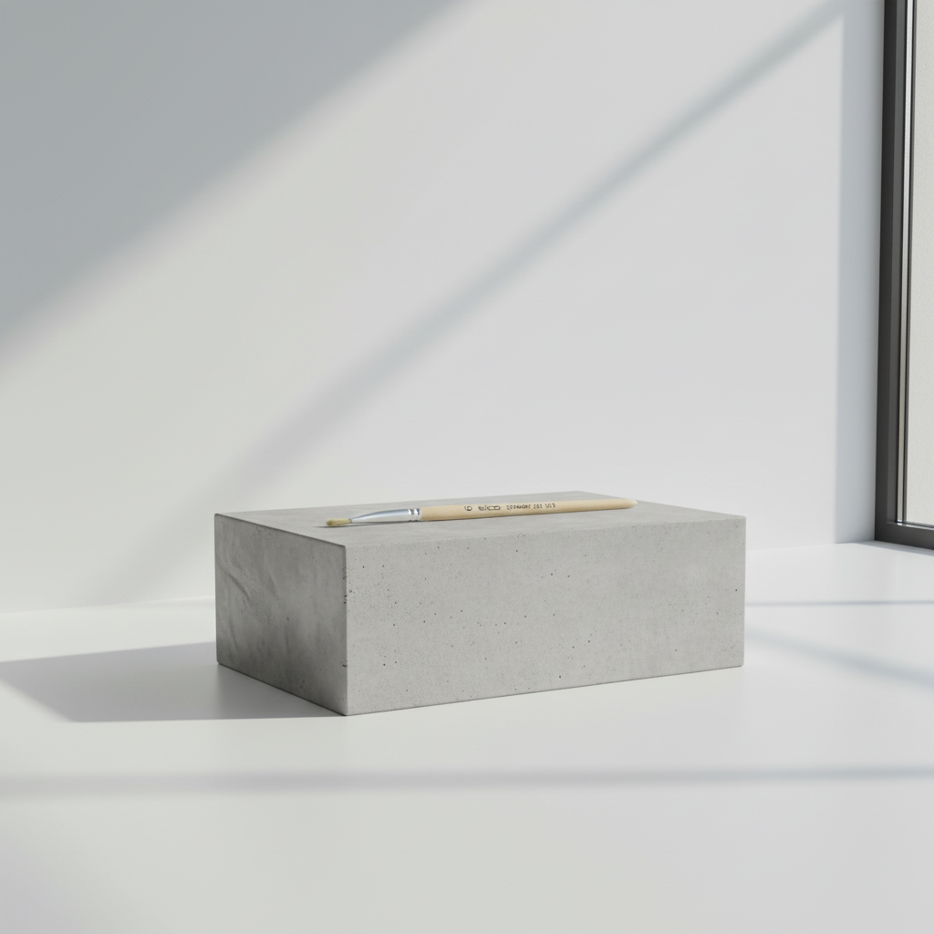 Školní štětec ELCO PINSEL plochý - Přírodní štětiny - velikost 6