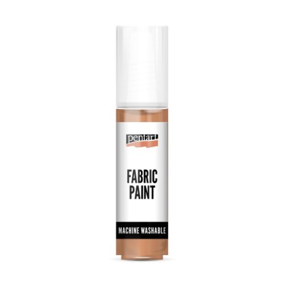 Barva na světlý a tmavý textil metalická PENTART 20 ml MĚDĚNÁ