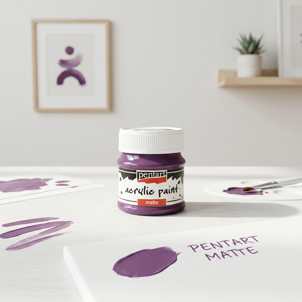 Akrylová barva matná PENTART 50 ml PURPUROVÁ