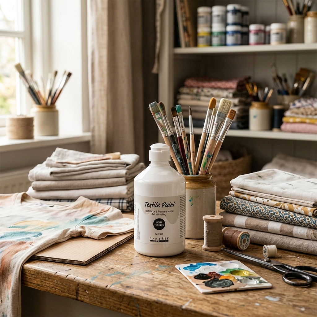 Barva na textil CREATIV 500 ml BÍLÁ