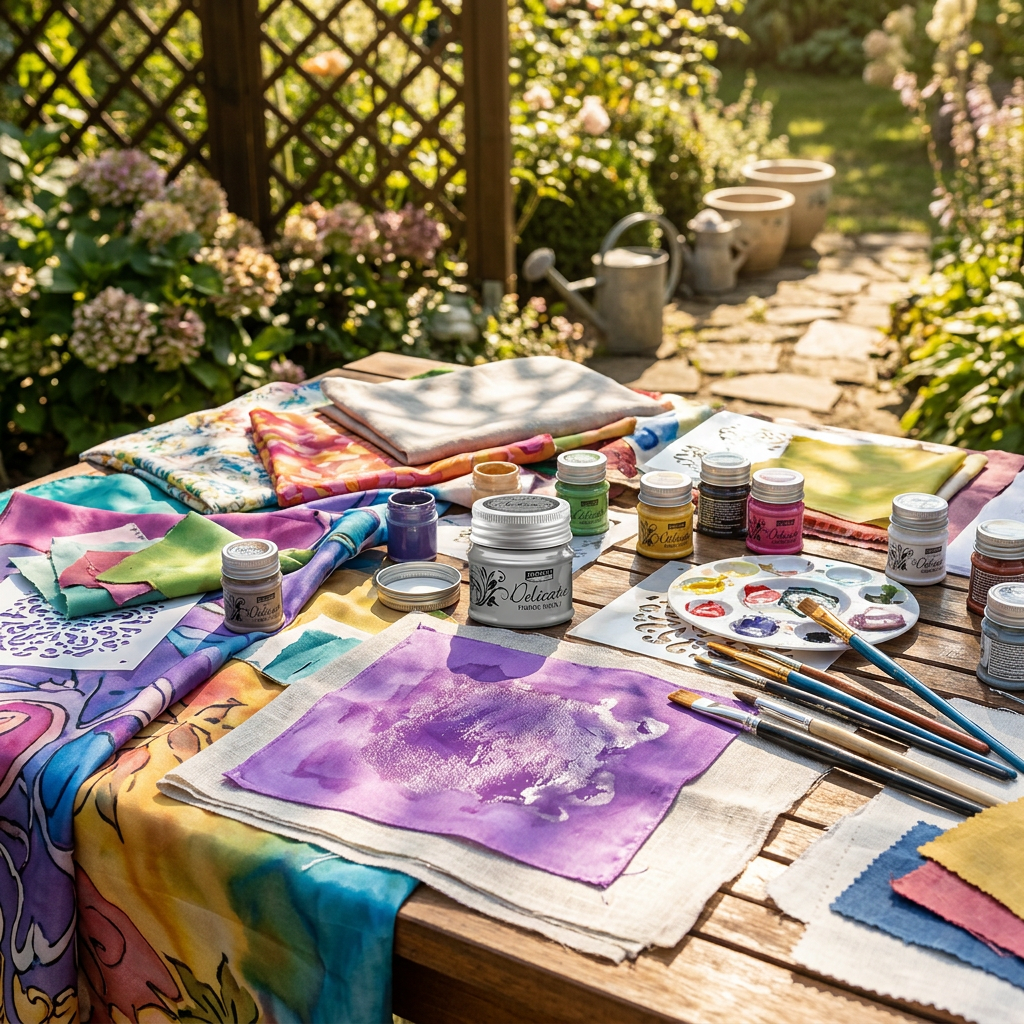 Barva na textil delikátní PENTART 50 ml