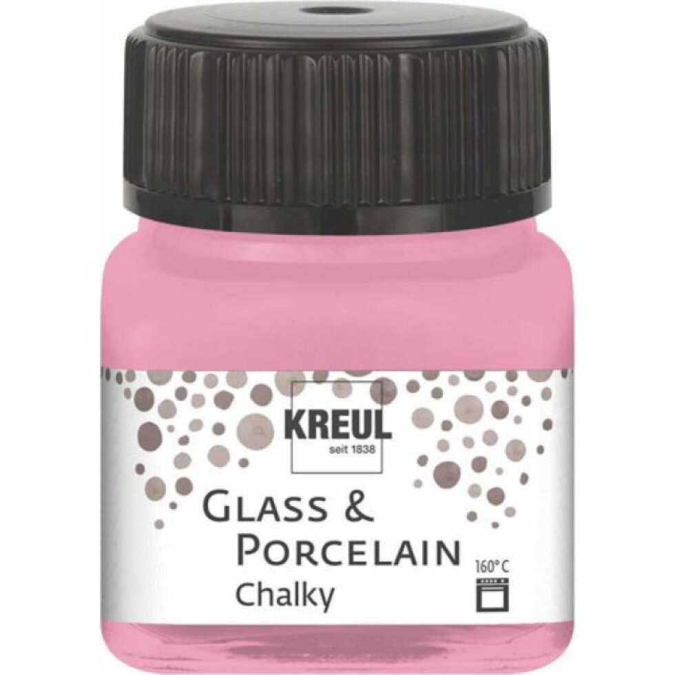 Sada barev na sklo a porcelán KREUL CHALKY 6 x 20 ml