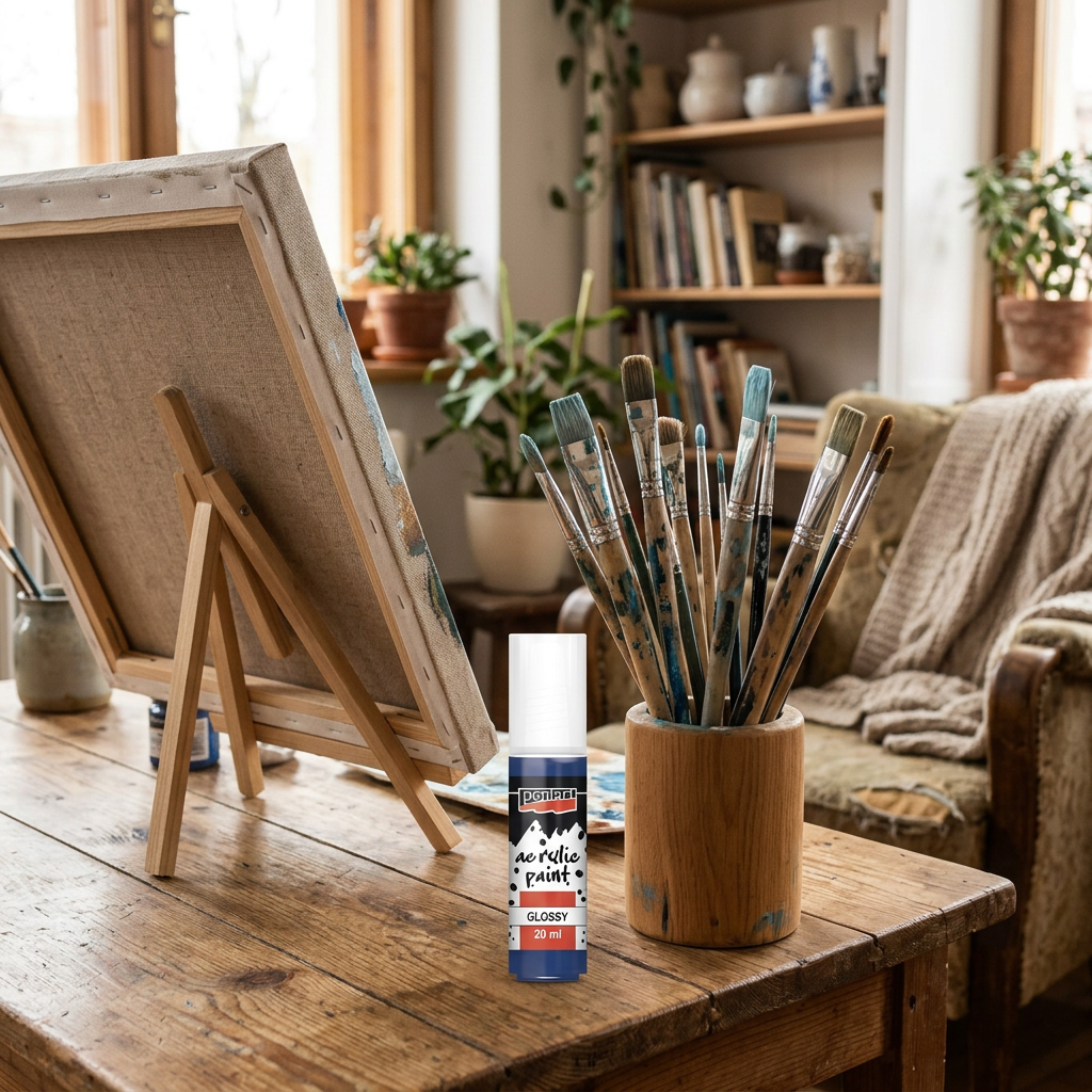 Akrylová barva lesklá PENTART 20 ml TMAVÁ MODRÁ
