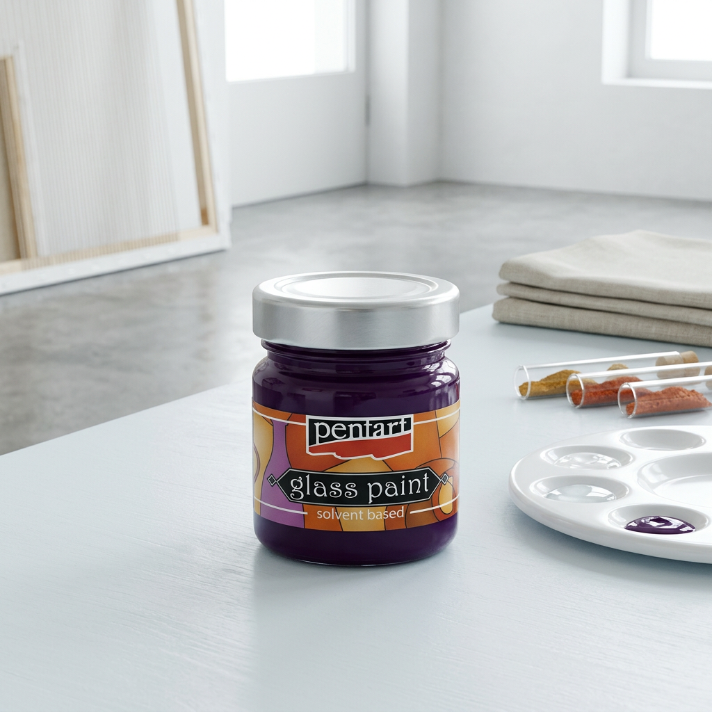Barva na sklo nevypalovací PENTART 30 ml FIALOVÁ