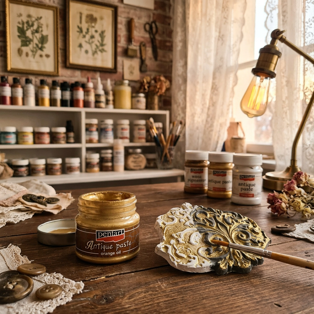 Antikovací pasta PENTART 20 ml ZLATÁ